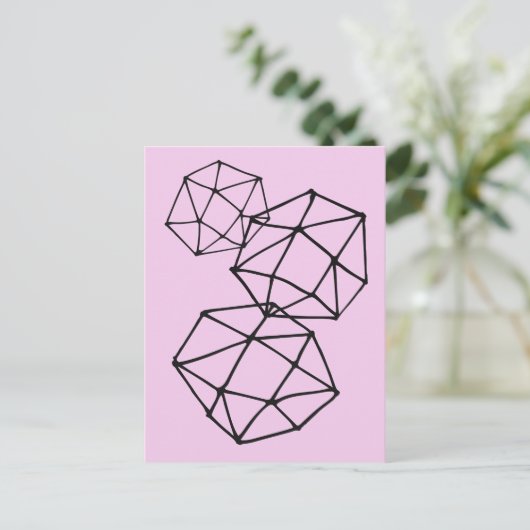 Crystalin Postkarte (Stehend Vorderseite)