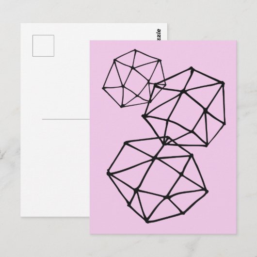 Crystalin Postkarte (Vorne/Hinten)