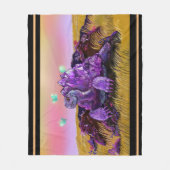 Crystaline Tortoise Fleecedecke (Vorderseite)