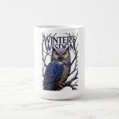 Crystalized Forest Owl T-Shirt, Premium Kaffeetasse (Mittel)