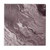 Crystalized Mauve Agate | Dusty Rose Rosa Marmor Fliese (Vorderseite)