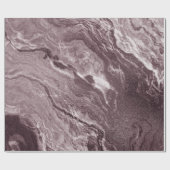 Crystalized Mauve Agate | Dusty Rose Rosa Marmor Geschenkpapier (Flach)