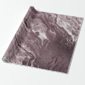 Crystalized Mauve Agate | Dusty Rose Rosa Marmor Geschenkpapier (Ungerollt)