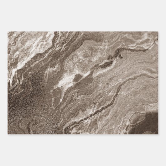 Crystalized Mauve Agate | Dusty Rose Rosa Marmor Geschenkpapier Set (Vorderseite)