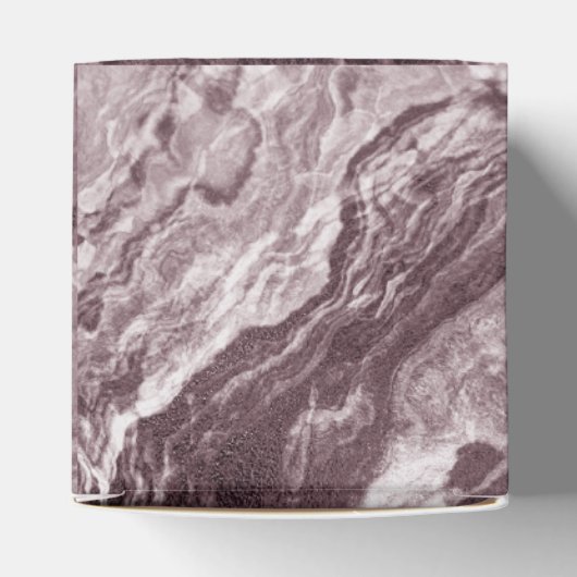 Crystalized Mauve Agate | Dusty Rose Rosa Marmor Geschenkschachtel (Oben)