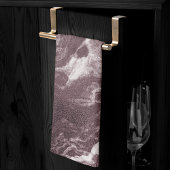 Crystalized Mauve Agate | Dusty Rose Rosa Marmor Geschirrtuch