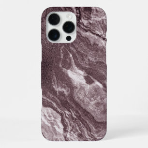 Crystalized Mauve Agate   Dusty Rose Rosa Marmor iPhone 16 Pro Max Hülle