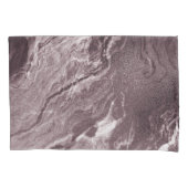 Crystalized Mauve Agate | Dusty Rose Rosa Marmor Kissenbezug (Vorderseite)