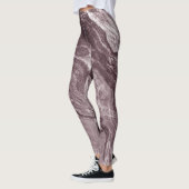 Crystalized Mauve Agate | Dusty Rose Rosa Marmor Leggings (Links)