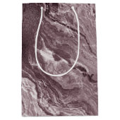 Crystalized Mauve Agate | Dusty Rose Rosa Marmor Mittlere Geschenktüte (Vorderseite)