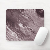 Crystalized Mauve Agate | Dusty Rose Rosa Marmor Mousepad (Mit Mouse)