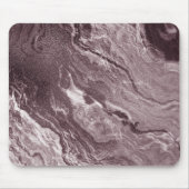 Crystalized Mauve Agate | Dusty Rose Rosa Marmor Mousepad (Vorne)