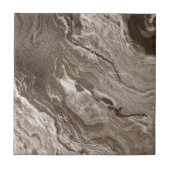 Crystalized Red Agate | Ruby Crimson Marbled Stone Fliese (Vorderseite)