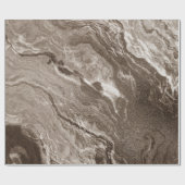 Crystalized Red Agate | Ruby Crimson Marbled Stone Geschenkpapier (Flach)