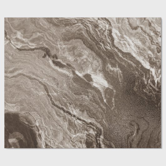 Crystalized Red Agate | Ruby Crimson Marbled Stone Geschenkpapier (Flach)