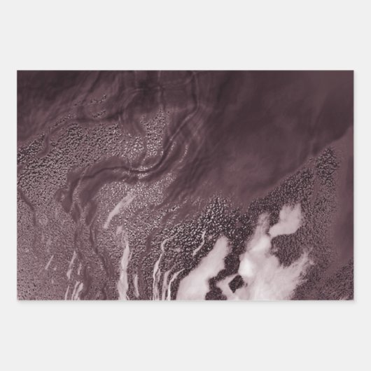 Crystalized Red Agate | Ruby Crimson Marbled Stone Geschenkpapier Set (Vorderseite 2)