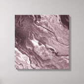 Crystalized Red Agate | Ruby Crimson Marbled Stone Leinwanddruck (Vorderseite)