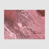 Crystalized Red Agate | Ruby Crimson Marbled Stone Seidenpapier (Vorderseite)