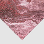 Crystalized Red Agate | Ruby Crimson Marbled Stone Seidenpapier (Ausschnitt)