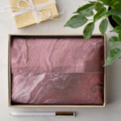 Crystalized Red Agate | Ruby Crimson Marbled Stone Seidenpapier (Geschenk)
