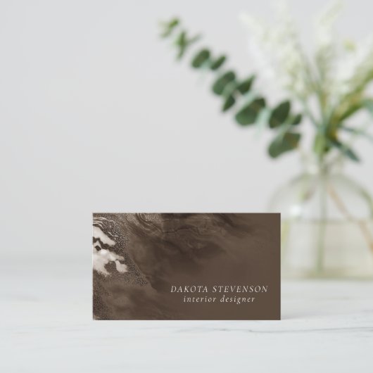 Crystalized Red Agate | Ruby Crimson Marbled Stone Visitenkarte (Stehend Vorderseite)