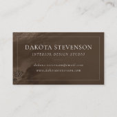 Crystalized Red Agate | Ruby Crimson Marbled Stone Visitenkarte (Rückseite)