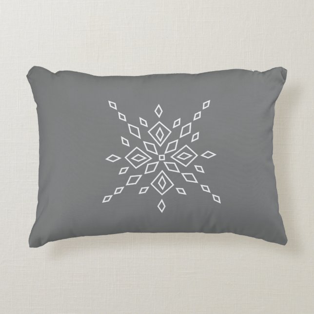 Crystalized Snowflake Dekokissen (Vorderseite)