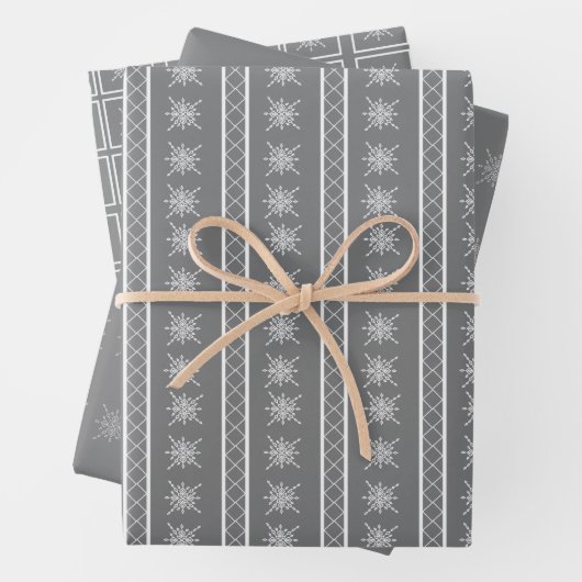 Crystalized Snowflake Geschenkpapier Set (Beispiel)