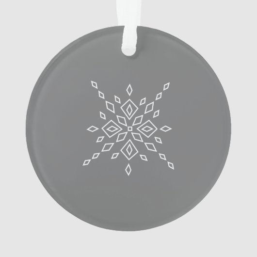 Crystalized Snowflake Ornament (Rückseite)