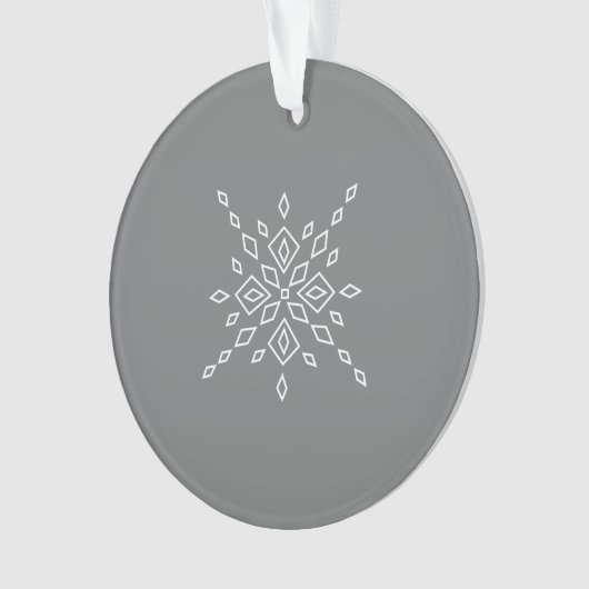 Crystalized Snowflake Ornament (Vorderseite)