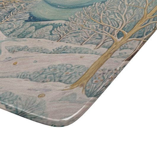 Crystalliierter Bach Schneidebrett (Ecke)