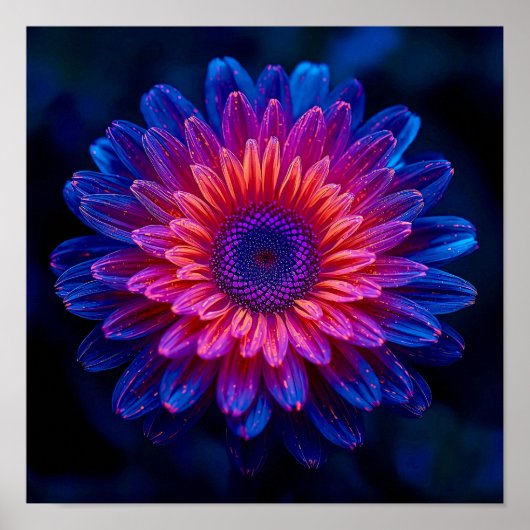 Crystalline Cascade Poster (Vorne)