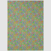 Crystalline Riverbed Moss Green Seidenpapier (Vorderseite)