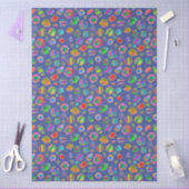 Crystalline Riverbed Winter Blue Seidenpapier (Basteln)