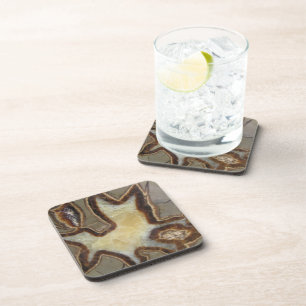 Crystallisiertes Gesteinsdesign Untersetzer