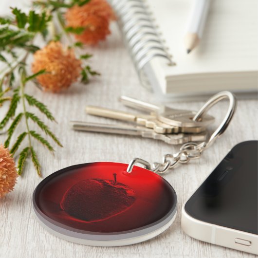 Crystallized Red Apple Schlüsselanhänger (Vorderseite rechts)