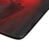 Crystallized Red Apple Schneidebrett (Ecke)