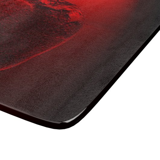 Crystallized Red Apple Schneidebrett (Ecke)