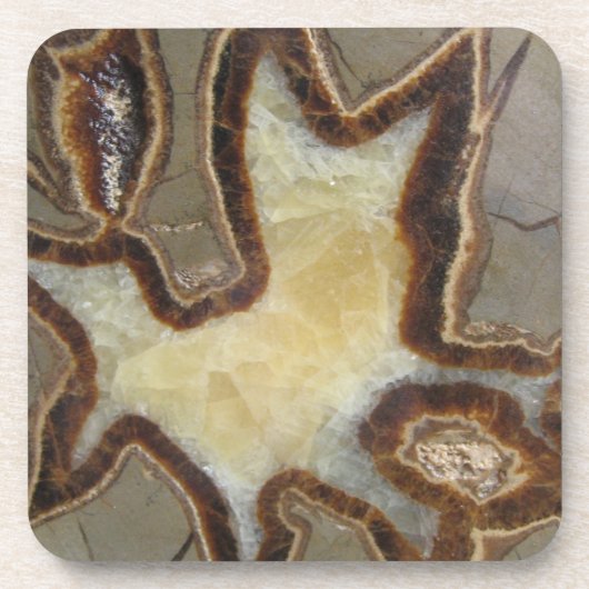 Crystallized Rock Abstract Design Untersetzer (Vorderseite)