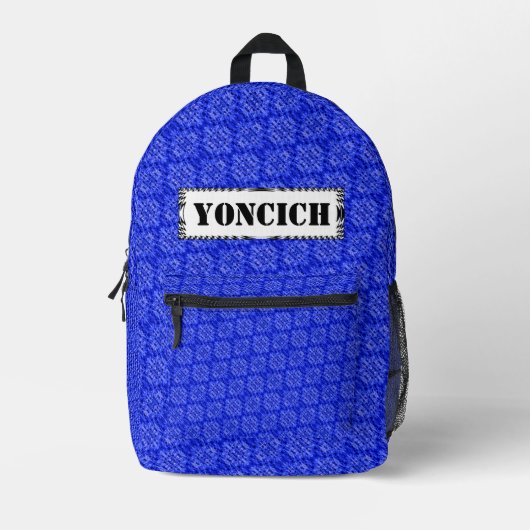 Crystallized von Kenneth Yoncich Bedruckter Rucksack (Vorderseite)