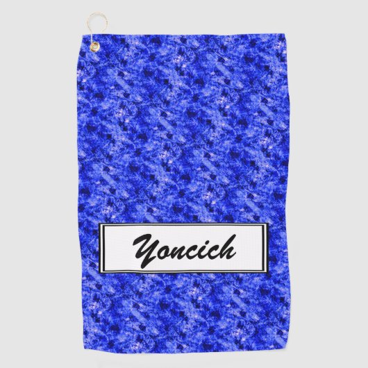 Crystallized von Kenneth Yoncich Golfhandtuch (Vorderseite)