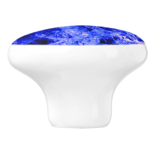 Crystallized von Kenneth Yoncich Keramikknauf (Seitenansicht)