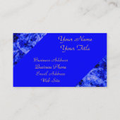 Crystallized von Kenneth Yoncich Visitenkarte (Rückseite)