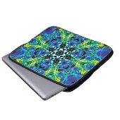 Crystalmarine Kaleidoskop Laptopschutzhülle (Vorne Knopf)