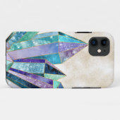 *~* Crystals Celestial Gold Star Dust Pastel Case-Mate iPhone Hülle (Rückseite (Horizontal))