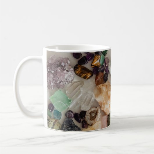 CRYSTALS GEM STONES QUARTZ DESIGN CLASSIC-TASSE KAFFEETASSE (Links)