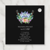 Crystals Yoga Energy Healer Psychische Reiki Welln Geschenkanhänger (Rückseite)