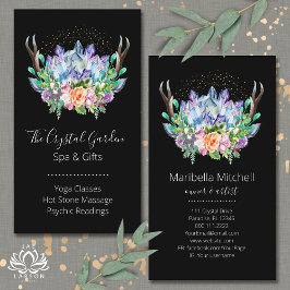 Crystals Yoga Energy Healer Psychische Reiki Welln Visitenkarte