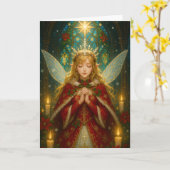 CS001_Charming Fairy - Christmas Edition #1 Karte (Gelbe Blume)