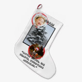 CS04 Christmas Stocking Großer Weihnachtsstrumpf (Vorderansicht (hängend))